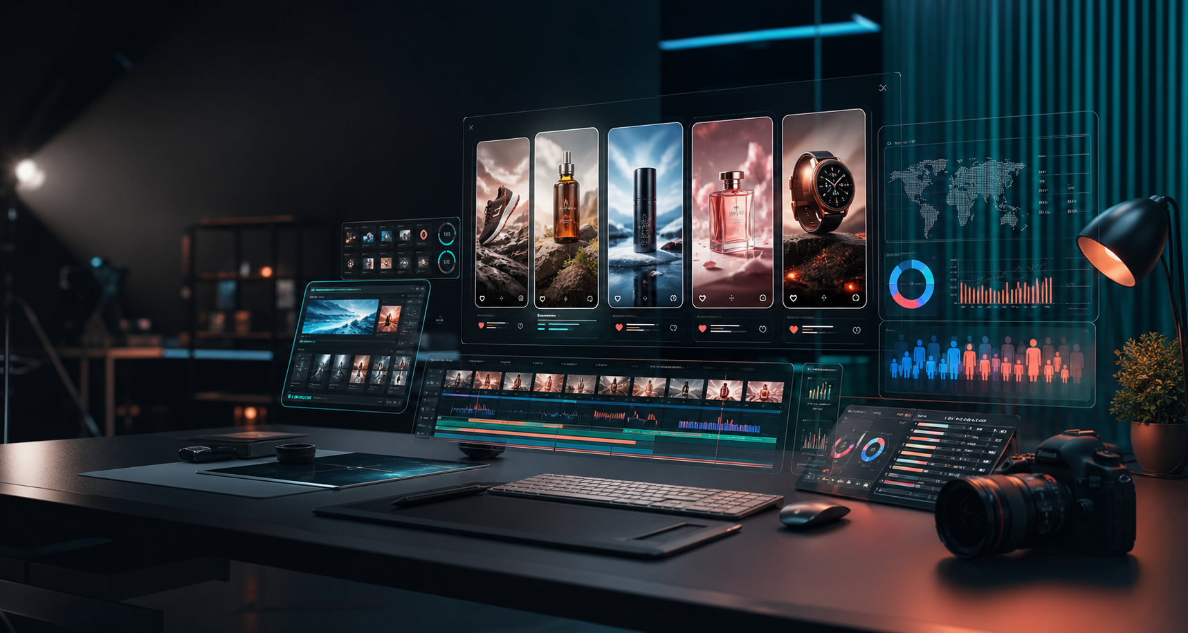 Yapay zeka destekli video reklam üretim stüdyosu